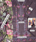 Jade Winter Collection 2026 | 3 Pcs Embroidered Dhank Suit with Digital Printed Shawl – Code 120P12D
