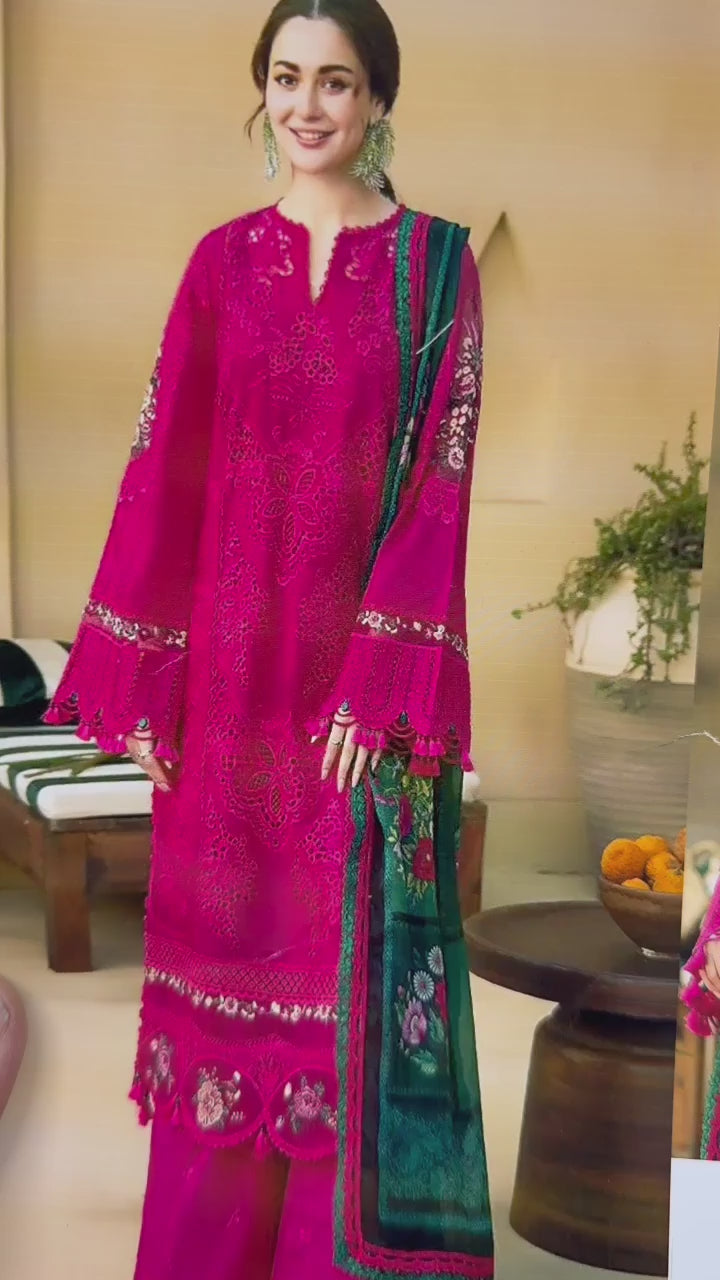 Saira Rizwan 2659 – Embroidered Lawn 3 Piece Suit